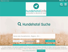 Tablet Screenshot of hundehotel.info